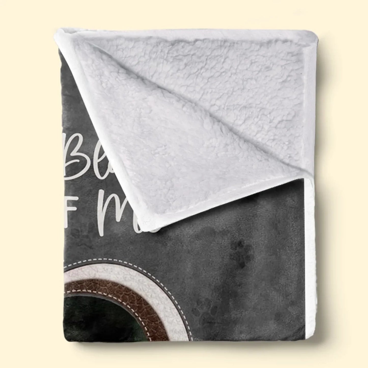 Custom Photo You Were Family - Memorial Personalized Custom Blanket - Sympathy Gift For Pet Owners, Pet Lovers