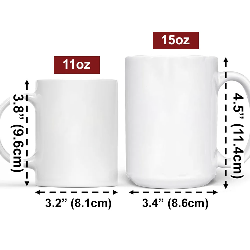 Love You So Much - Personalized Custom 3D Inflated Effect Ceramic Mug, Anniversary Valentine Gift for Wife & Husband, Old Couple Coffee Mug