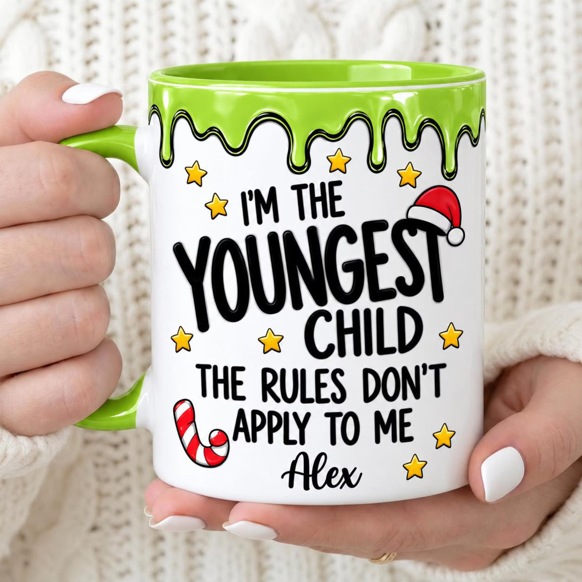 Personalized “Who Makes the Rules?” Ceramic Mug – Custom Sibling Gift
