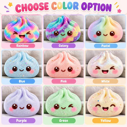 Personalized Dumpling Shaped Pillow, Squishy Kids Gift