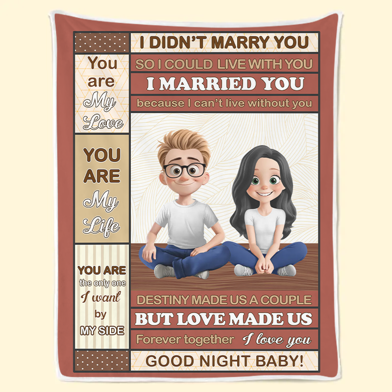 Custom You Are The Love Of My Life v3 Fleece & Sherpa Blanket - Personalized Fleece Blanket, Sherpa Blanket, Valentine Anniversary Gift for Couple