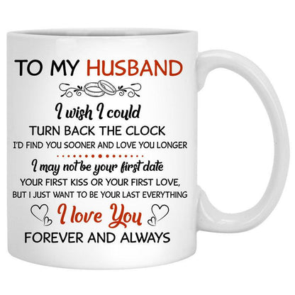 To my Boyfriend Promise Encourage Inspire Street, Customized Ceramic Mug, Anniversary Gift, Personalized Love Gift for Him