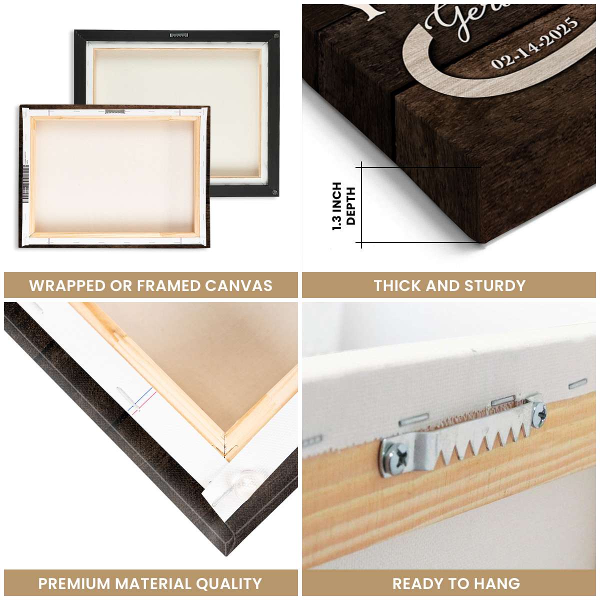 So Many Smiles Begin With You - Custom Heart-Shaped Photo Rustic Wood Canvas Wall Art