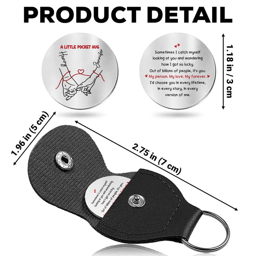 How Lucky I Am - Personalized Custom Pocket Hug