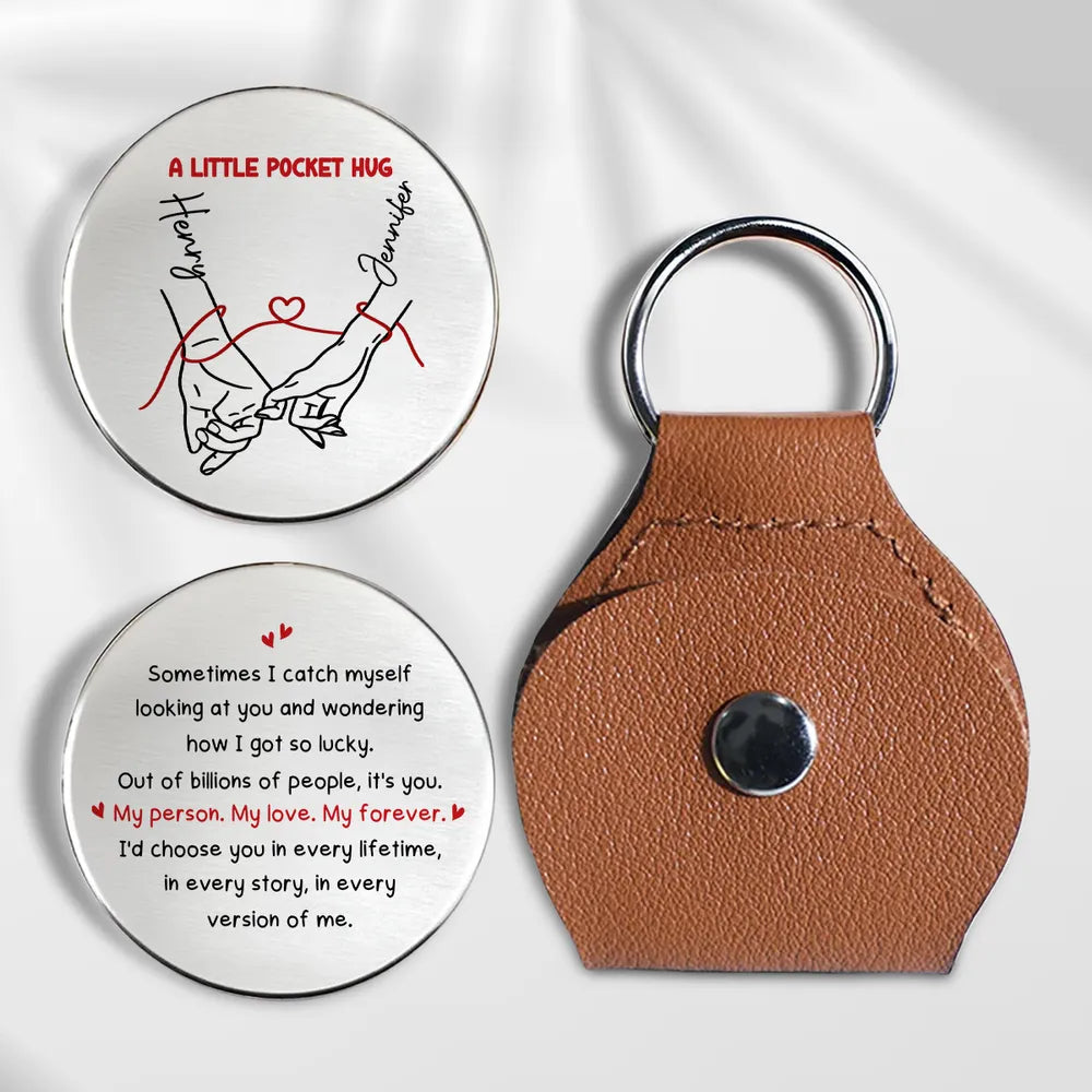 How Lucky I Am - Personalized Custom Pocket Hug