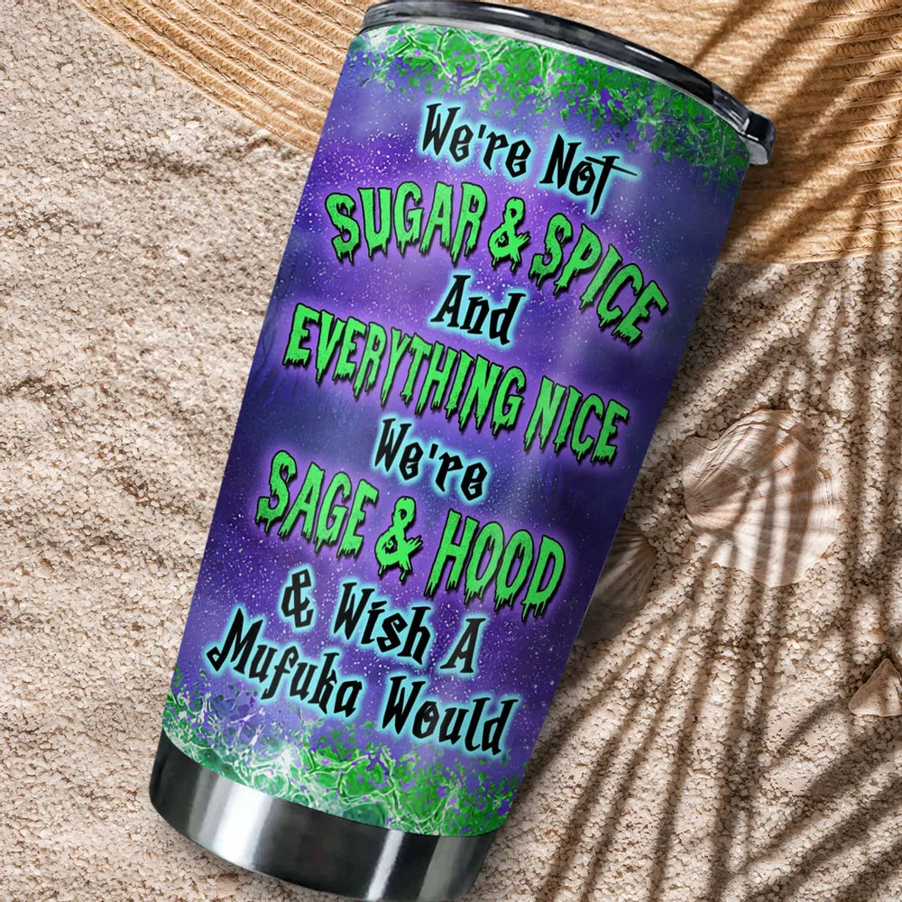 Besties Witch Personalized Tumbler - Custom Halloween Gift