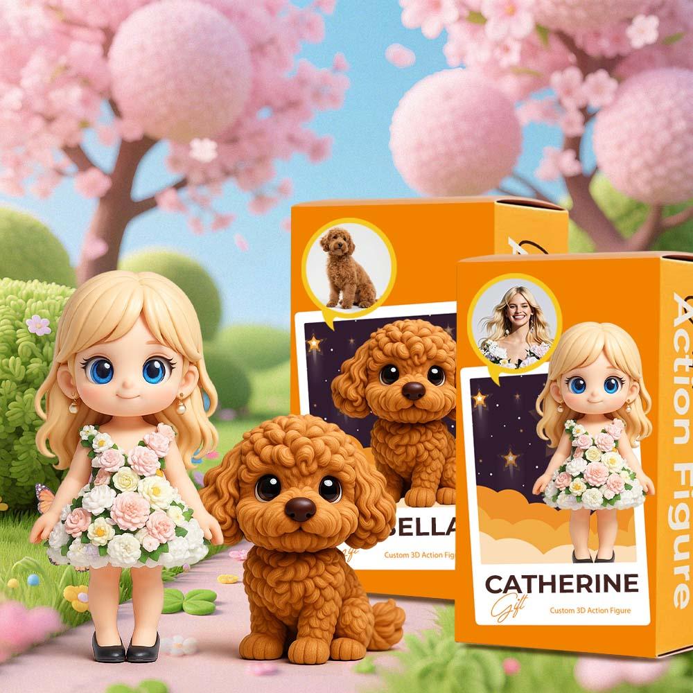 Custom Your 3D Action Figure from Photo, Fun and Custom Desk Buddy for Work, Anniversary Birthday Gift