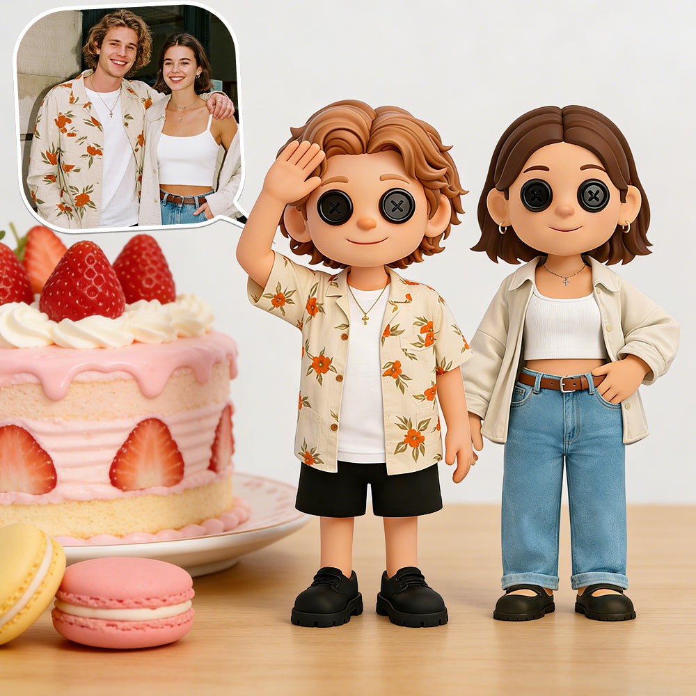 Custom Your 3D Action Figure from Photo, Fun and Custom Desk Buddy for Work, Anniversary Birthday Gift