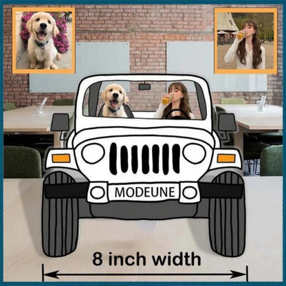 ✨Custom 4 Inches Acrylic Plaque (AI Processed) - Gift for Husband & Wife