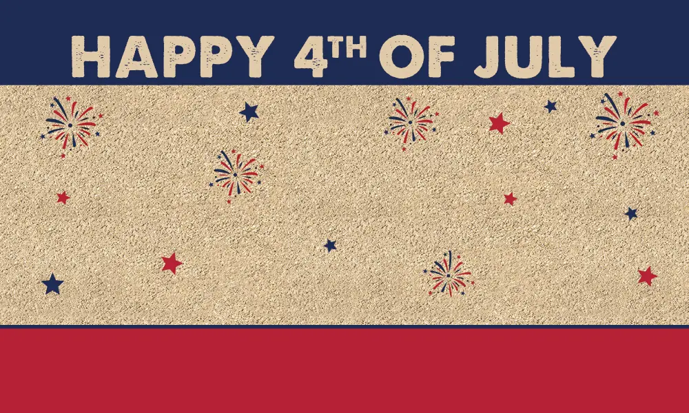 Personalized Custom Doormat - 4th Of July, Welcoming Gift For Family - Happy 4th Of July