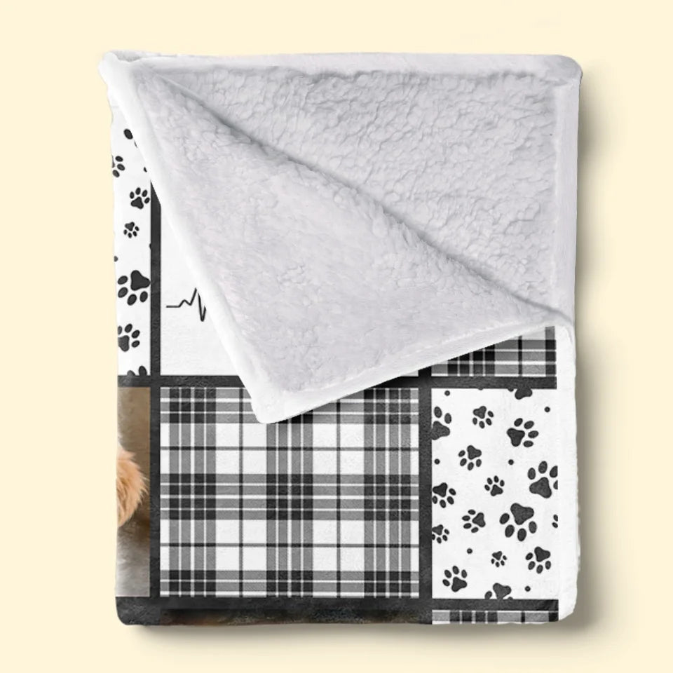 Custom Photo You Were My Sweetest Hello And Hardest Goodbye - Memorial Personalized Custom Blanket - Sympathy Gift For Pet Owners, Pet Lovers