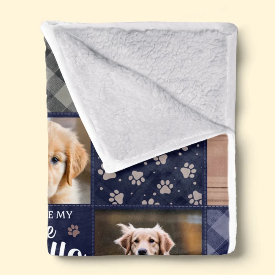 Custom Photo No Amount Of Time Can Erase The Memory Of A Good Pet - Memorial Personalized Custom Blanket - Sympathy Gift For Pet Owners, Pet Lovers