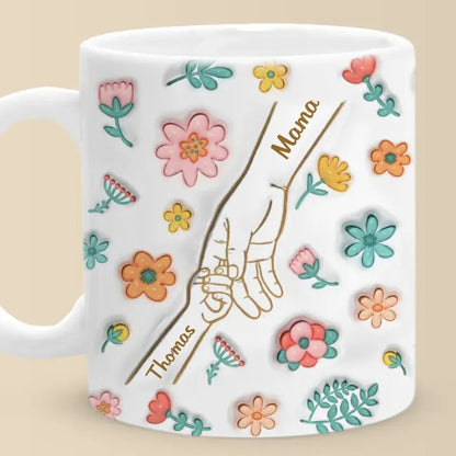 Silent Sacrifices Reflect Endless Love - Family Personalized Custom 3D Inflated Effect Printed Ceramic Mug - Christmas Gift For Mom, Grandma