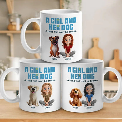 Custom Ceramic Mug - Personalized Christmas Birthday Gifts For Dog Cat Lovers, Dog Dad And Mom, Cat Owners - Pets Make Lives Whole