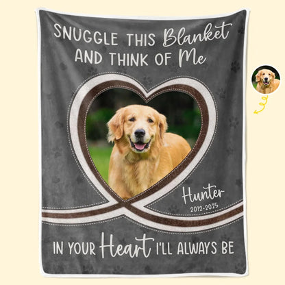 Custom Photo You Were Family - Memorial Personalized Custom Blanket - Sympathy Gift For Pet Owners, Pet Lovers
