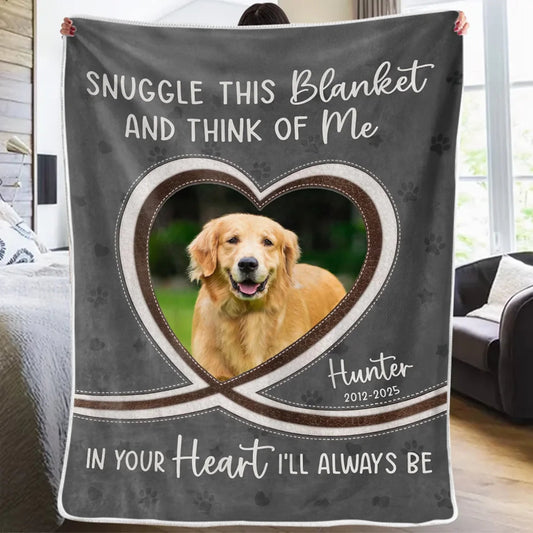 Custom Photo You Were Family - Memorial Personalized Custom Blanket - Sympathy Gift For Pet Owners, Pet Lovers