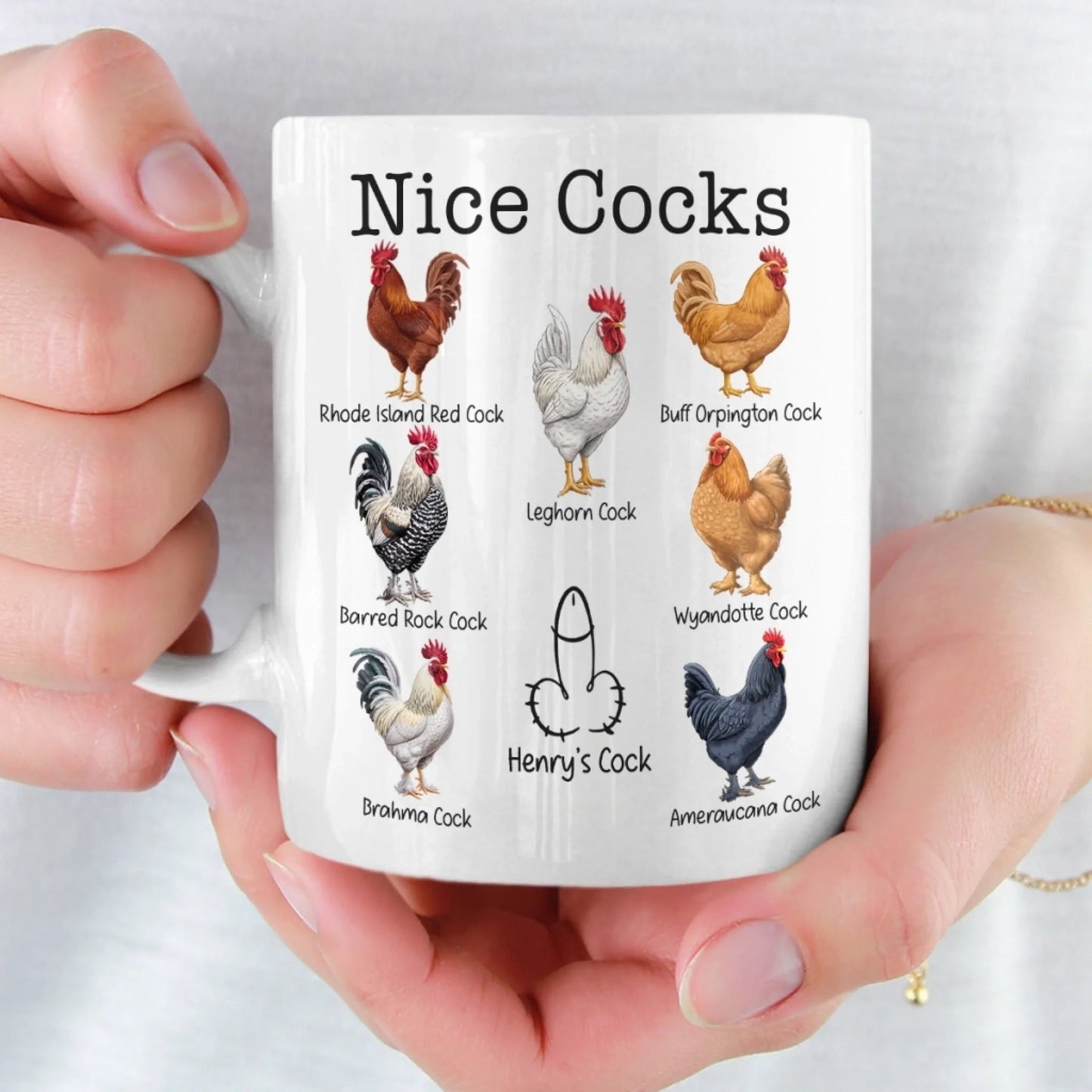 Custom Ceramic Mug - Personalized Anniversary Wedding Gifts For Husband And Wife, Him And Her - Partner In Life And Oops