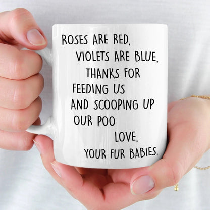 Custom Ceramic Mug - Personalized Christmas Birthday Gifts For Cat Lovers, Cat Mom And Dad - Daily Dose Of Purr Therapy