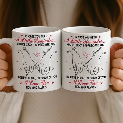 Custom Ceramic Mug - Personalized Anniversary Wedding Gifts For Husband And Wife, Him And Her - Love Growing In Every Season