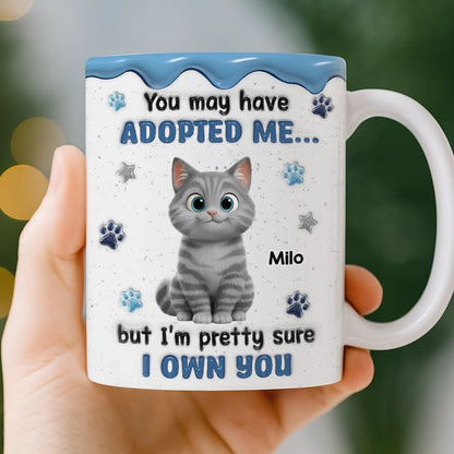 Custom Ceramic Mug - Personalized Birthday Gifts For Cat Lovers, Cat Mom And Dad - My Cats Own My Heart