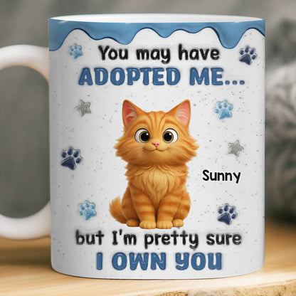 Custom Ceramic Mug - Personalized Birthday Gifts For Cat Lovers, Cat Mom And Dad - My Cats Own My Heart