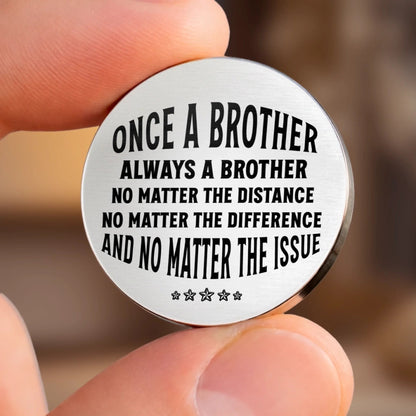 Custom Pocket Hug - Personalized Birthday Gifts For Brothers - Always Here For You