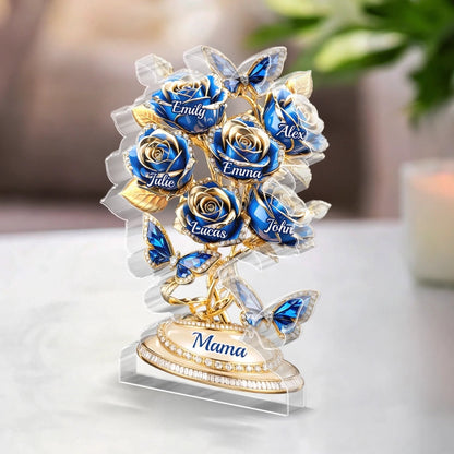 Custom Acrylic Plaque - Personalized Mother's Day Gifts For Mom, Grandma - Love Rooted In Motherhood