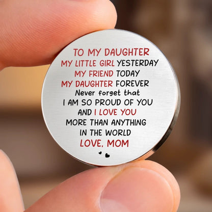 Custom Pocket Hug - Personalized Mother's Day Birthday Gifts For Mom, Daughter, Son - Take This Hug With You
