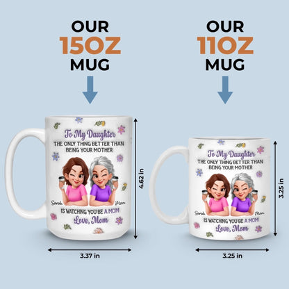 Custom 3D Inflated Effect Printed Mug - Personalized Mother's Day Gifts For Mom, Daughter - Love Beyond Words