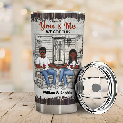 Family Couple The Day I Met You - Couple Gift - Personalized Custom 20oz Tumbler