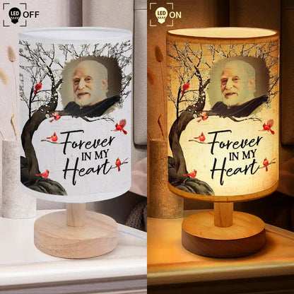 Custom Photo When You Miss Me Have No Fear Memorial - Personalized Fabric Lamp for Loss of Mom Dad Grandparents