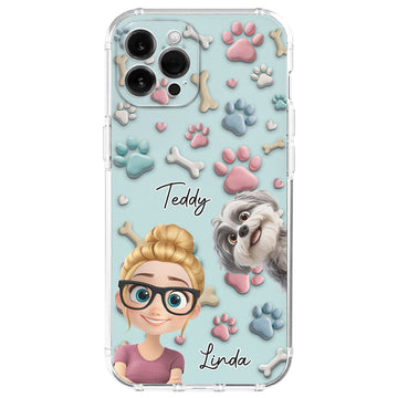 Pet And Human Cartoon - Personalized Custom Phone Case