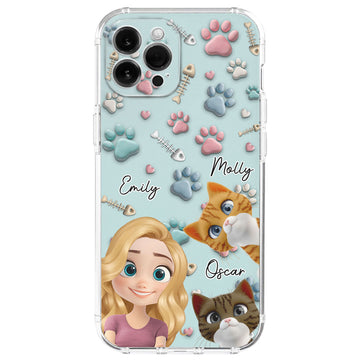 Pet And Human Cartoon - Personalized Custom Phone Case