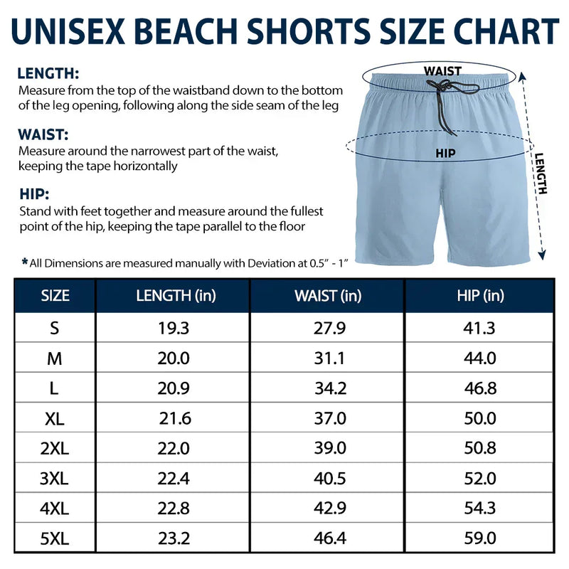 Father's Day Gifts, Custom Photo Best Dad Grandpa Ever - Personalized Unisex Beach Shorts