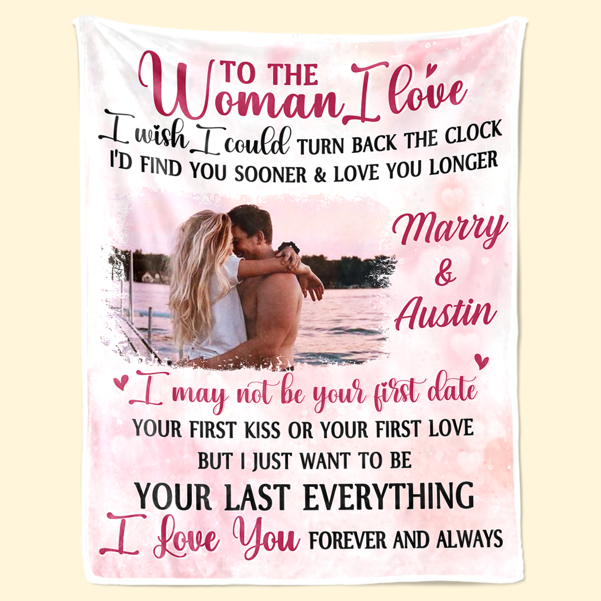 Custom Photo I'd Find You Sooner - Couple Personalized Custom Blanket - Gift For Husband Wife, Anniversary
