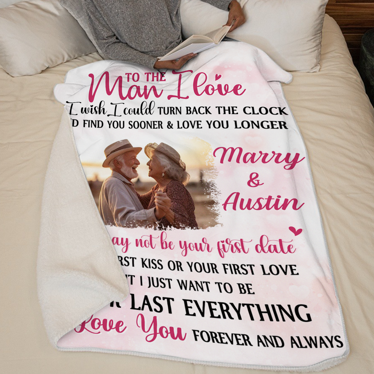 Custom Photo I'd Find You Sooner - Couple Personalized Custom Blanket - Gift For Husband Wife, Anniversary