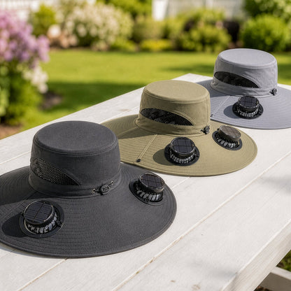 The Man, The Myth, The Gardening Legend - Personalized Solar Fan Hat