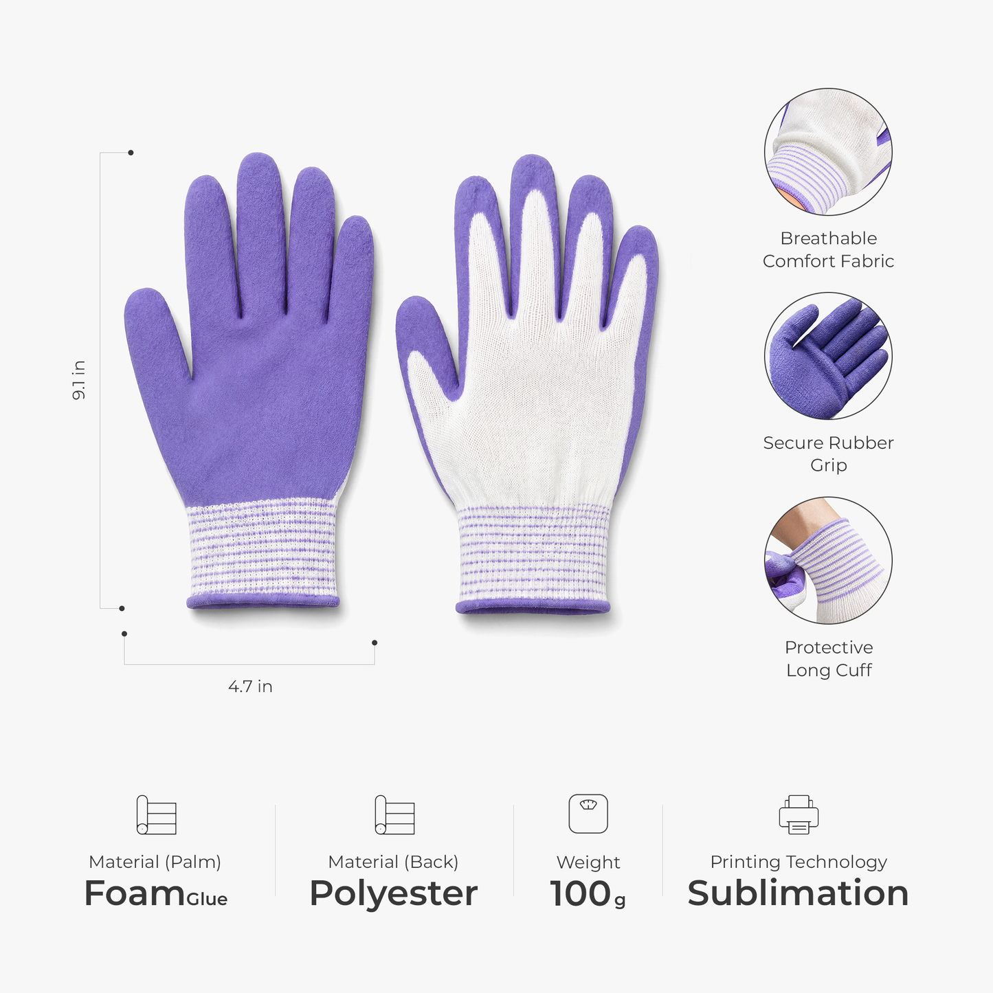 Personalised Gardener Of The Year Gloves for Gardeners, Gift for Wife, Grandma, Gardening Gloves