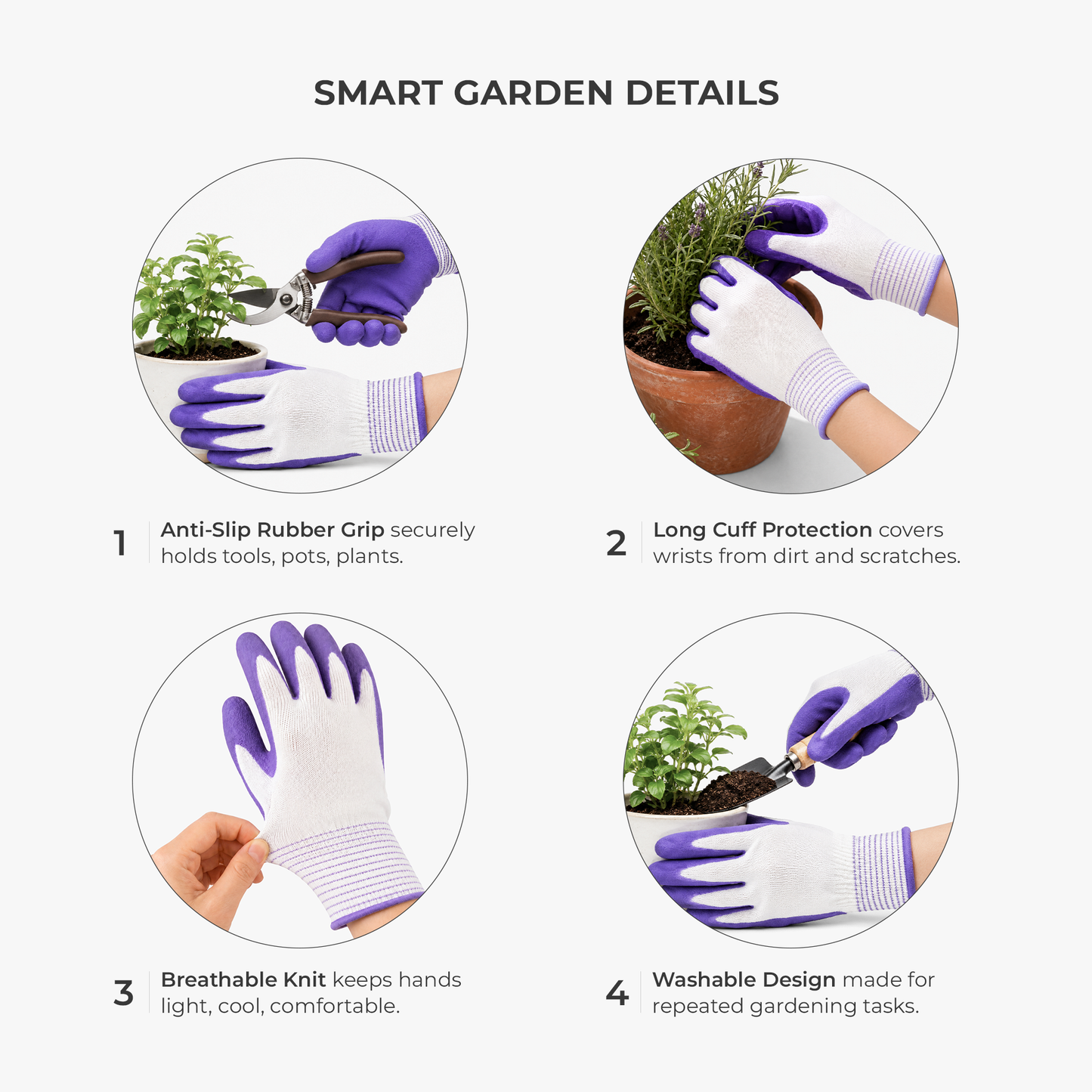 Personalised Gardener Of The Year Gloves for Gardeners, Gift for Wife, Grandma, Gardening Gloves