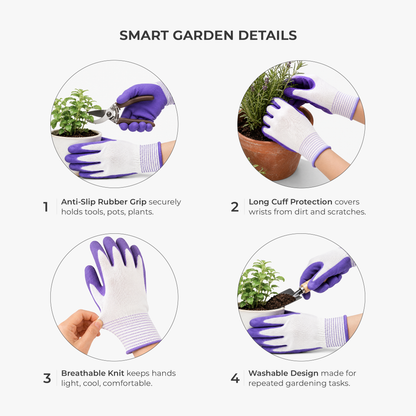 Personalised Gardener Of The Year Gloves for Gardeners, Gift for Wife, Grandma, Gardening Gloves