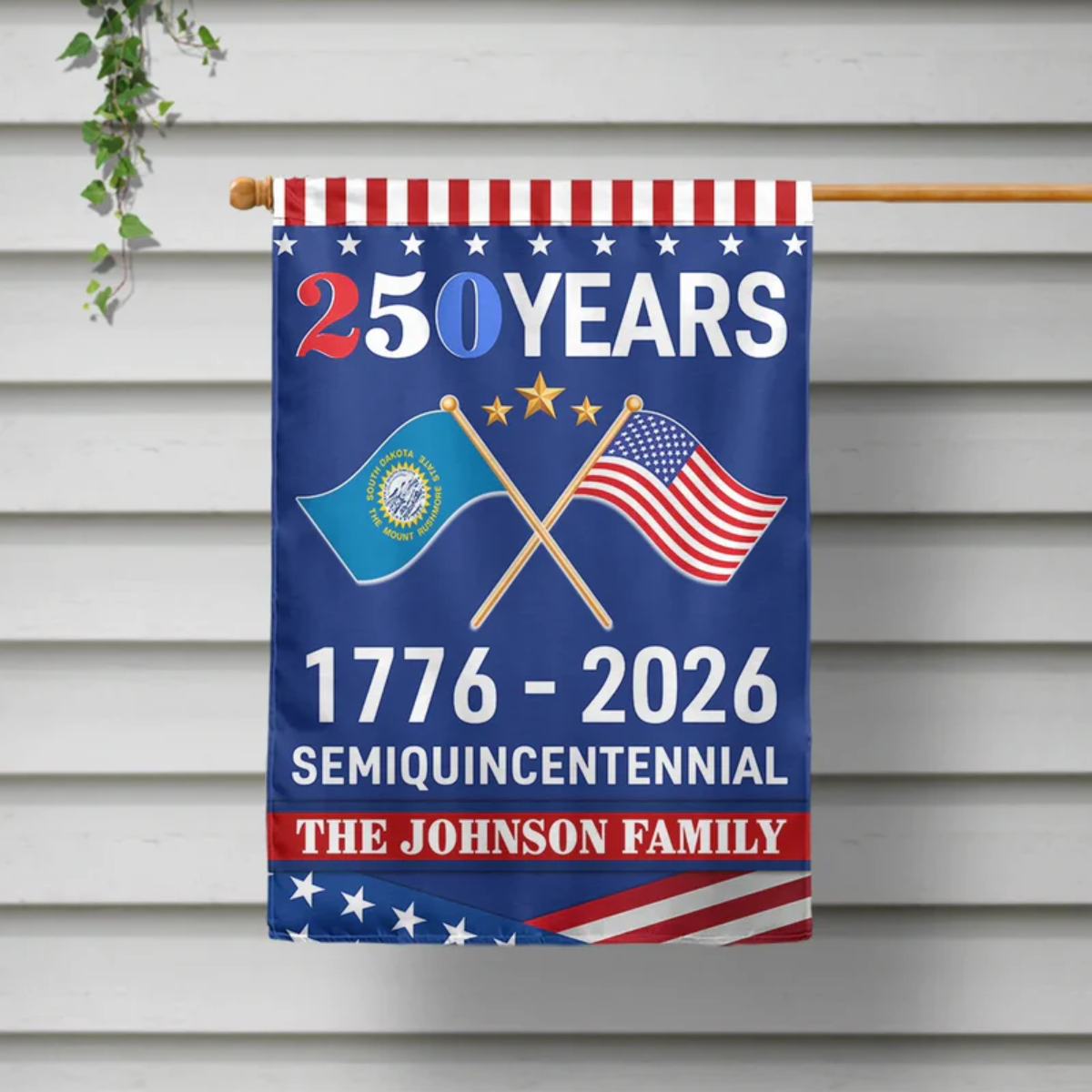 America 250th Anniversary US Semiquincentennial States - Personalized Flag