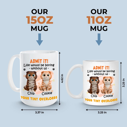 Good Morning, Our Human Servant - Cat Personalized Custom Ceramic Mug - Gift For Pet Owners, Pet Lovers