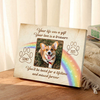 Customized Pet Memorial Canvas & Poster, Personalized Pet Loss Gift Ideas, Dog Memoril Gift, Sympathy Gift