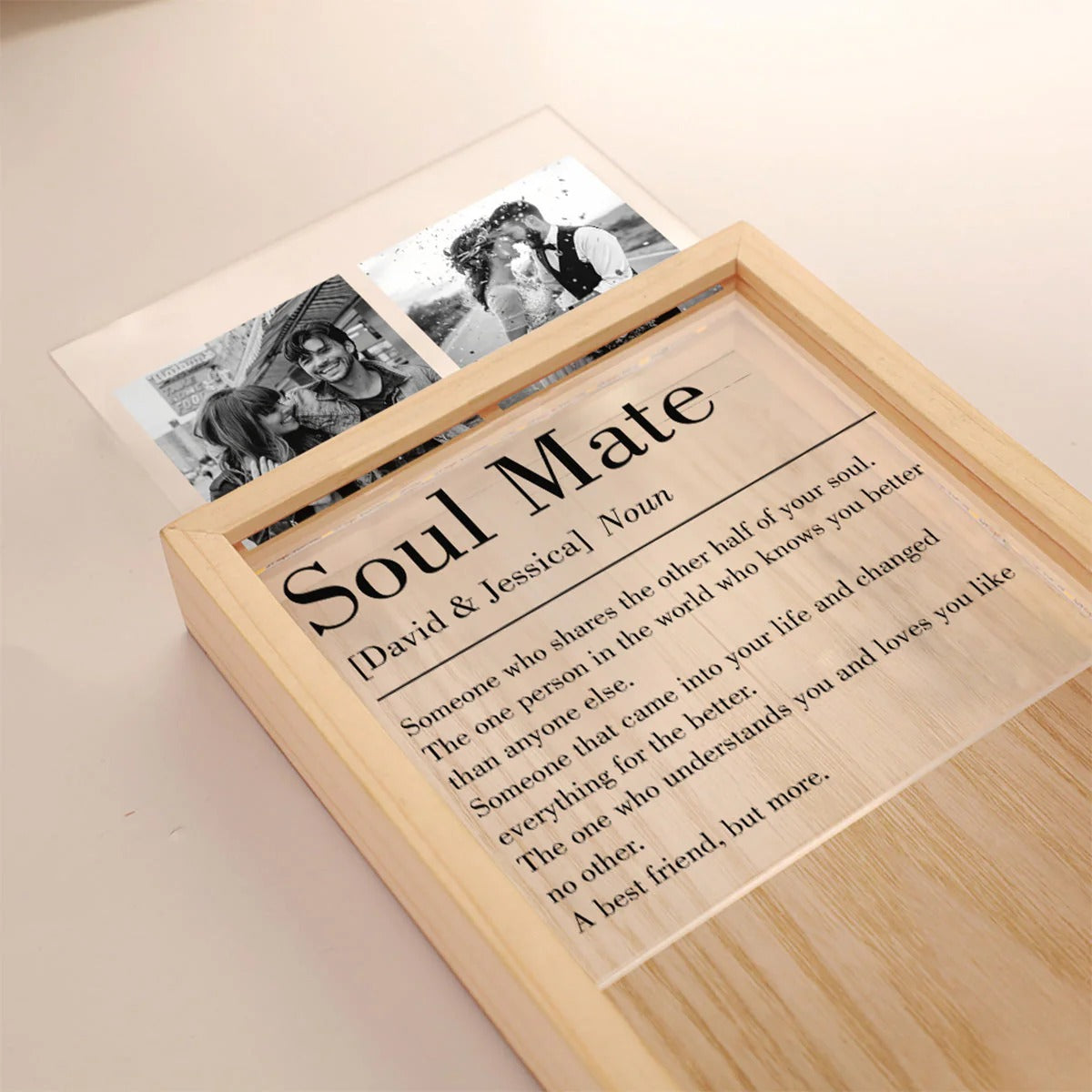 Love That Changes Your World - Personalized Frame Light Box