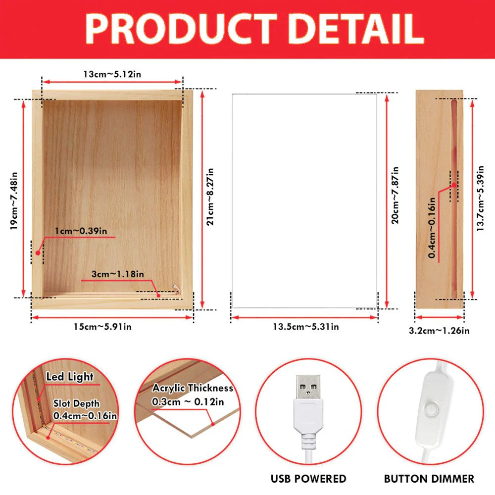 Love That Changes Your World - Personalized Frame Light Box