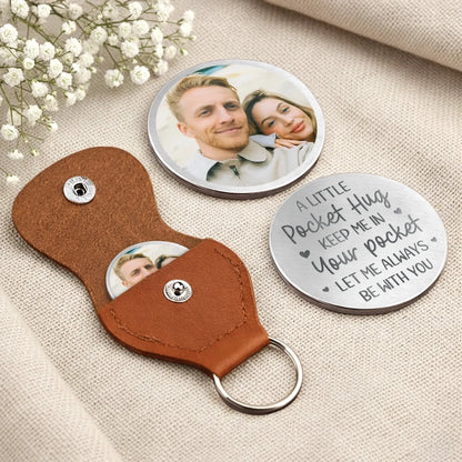 Custom Photo You Are My Forever, So Let Me Always Be With You - Couple Personalized Custom Pocket Hug - Gift For Husband Wife, Anniversary