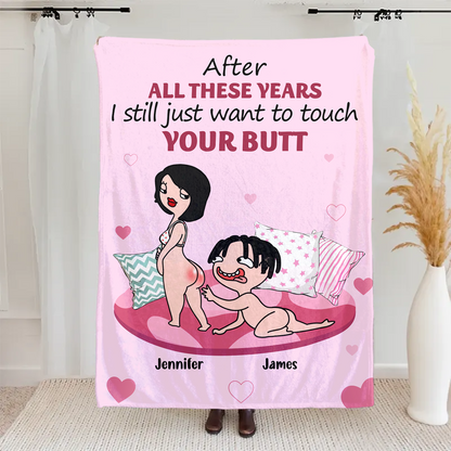 Funny After All These Years Blanket, Gift For Couple, Personalized Blanket, Naughty Couple Blanket, Anniversary Gift