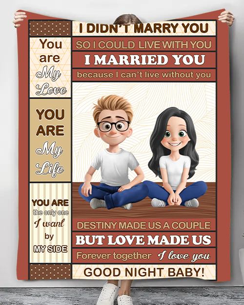 Custom You Are The Love Of My Life v3 Fleece & Sherpa Blanket - Personalized Fleece Blanket, Sherpa Blanket, Valentine Anniversary Gift for Couple