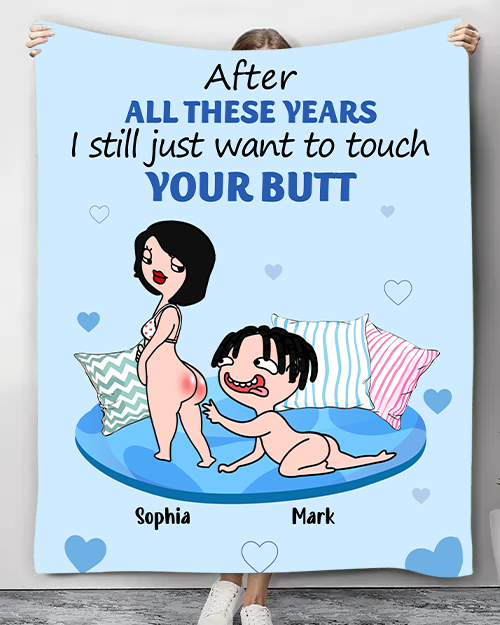 Funny After All These Years Blanket, Gift For Couple, Personalized Blanket, Naughty Couple Blanket, Anniversary Gift