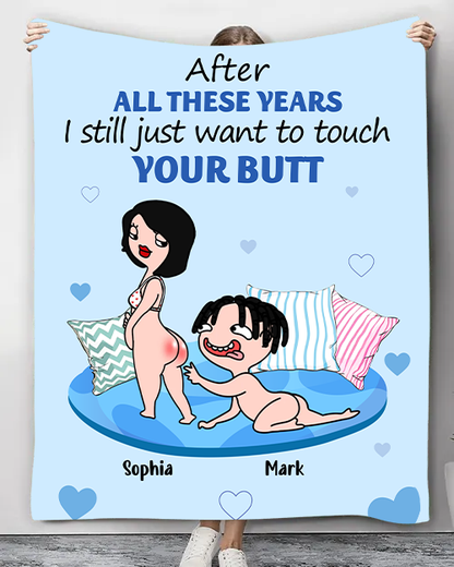 Funny After All These Years Blanket, Gift For Couple, Personalized Blanket, Naughty Couple Blanket, Anniversary Gift
